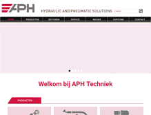 Tablet Screenshot of aphtechniek.nl